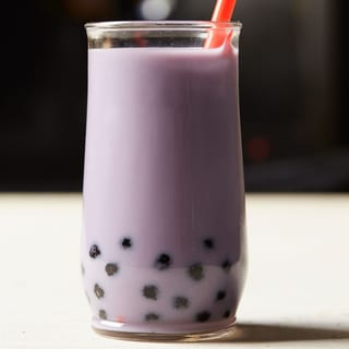 Taro Milk Tea Boba Drink