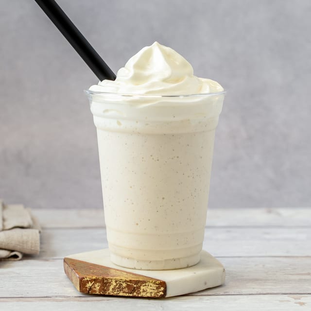 Ice Blended Vanilla Bean Drink.