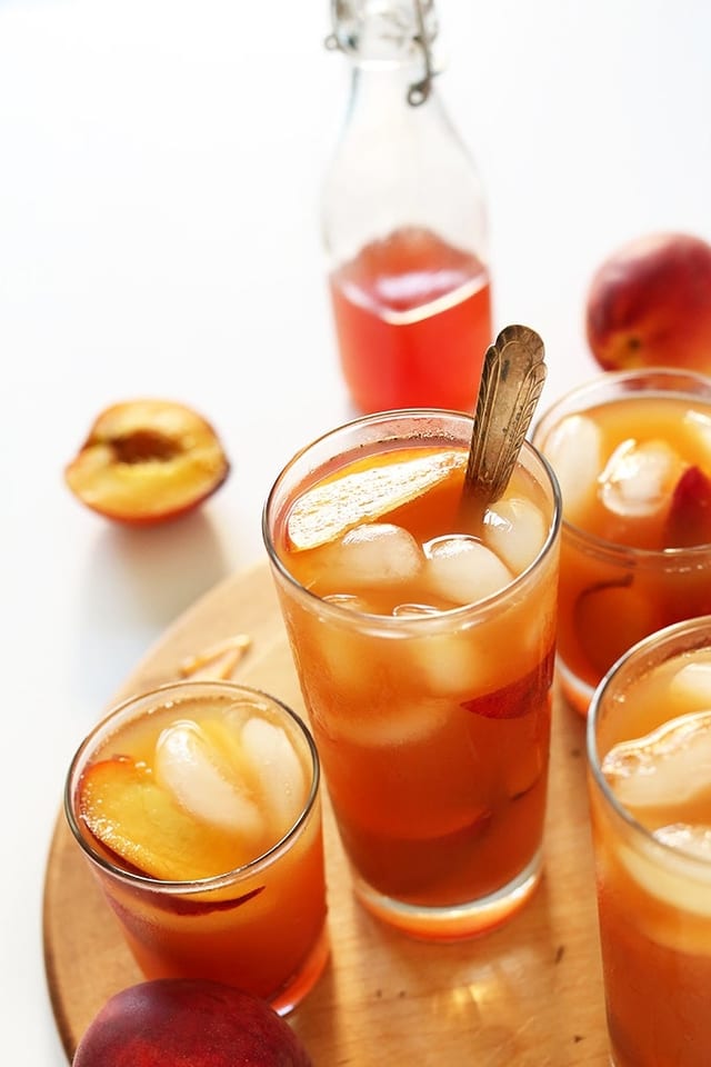 Peach Iced Tea Drink.