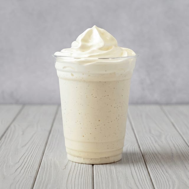 Ice Blended Vanilla Bean Drink.
