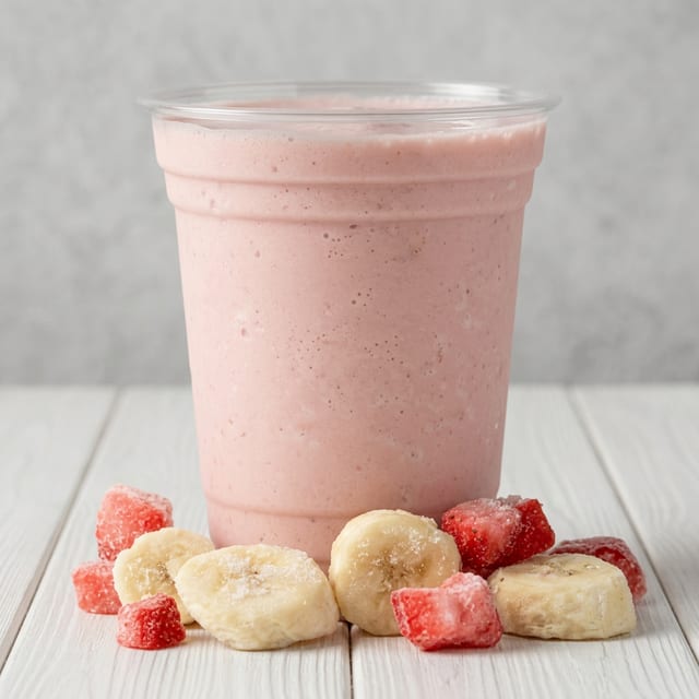 Strawberry Banana Smoothie.