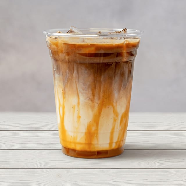 Iced Caramel Latte.