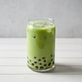 Matcha Green Tea Milk Tea Boba Drink