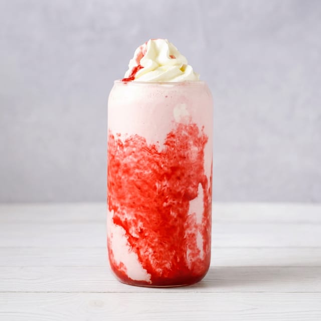Deluxe Strawberry Milkshake.